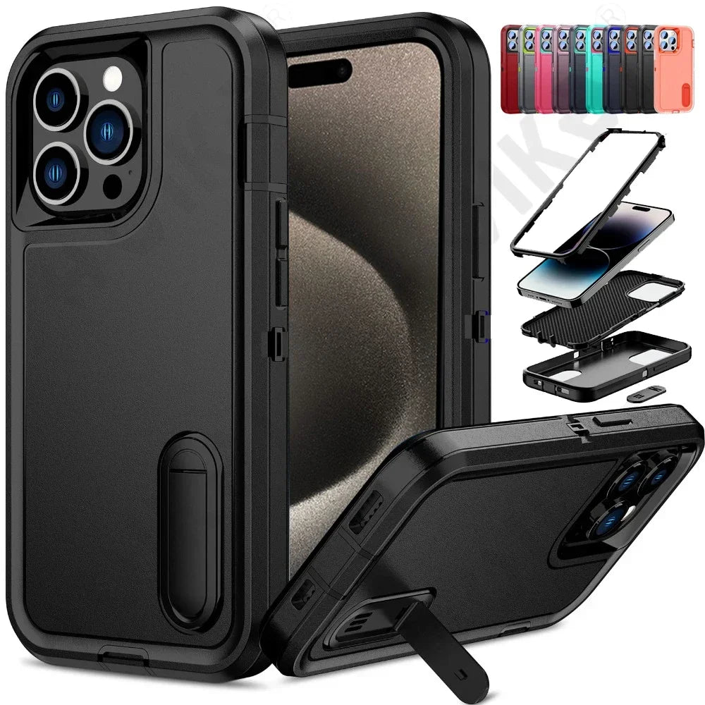 DefenderX Heavy Duty Kickstand Case